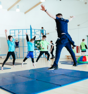 gymnastics activities 1 with Premier Education