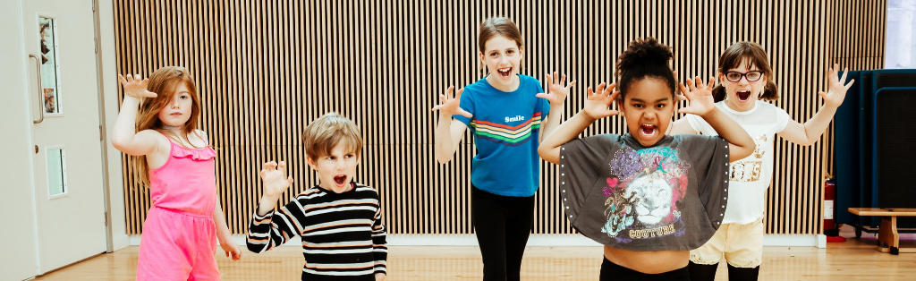 Children doing drama at a Premier Education Holiday Camp