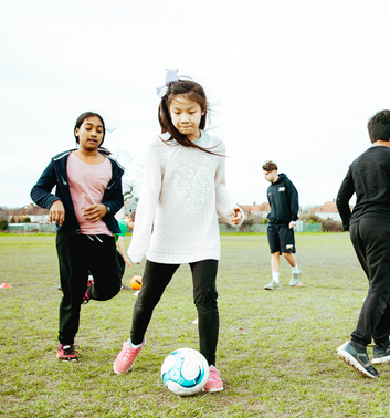 Children playing football 1