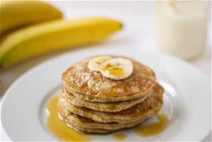 banana and oatmeal pancakes