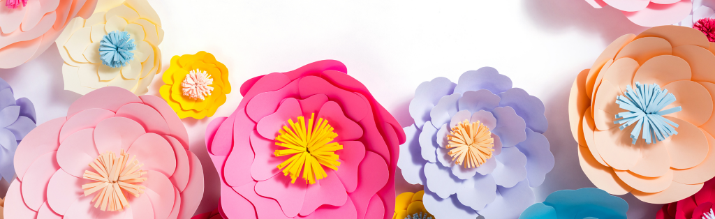 5 Spring crafts for kids 3 Colourful Spring flower made from paper plates