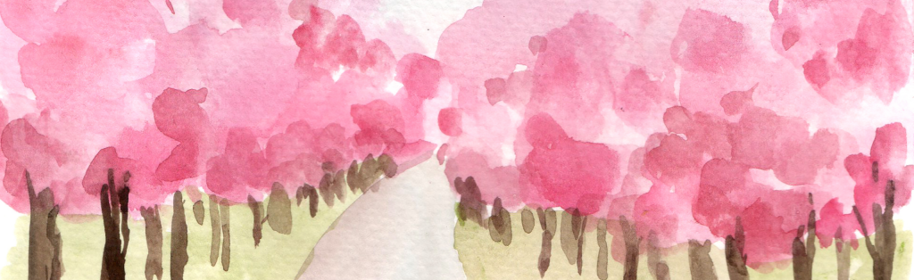 5 Spring crafts for kids 8 Spring cherry blossom tree painting