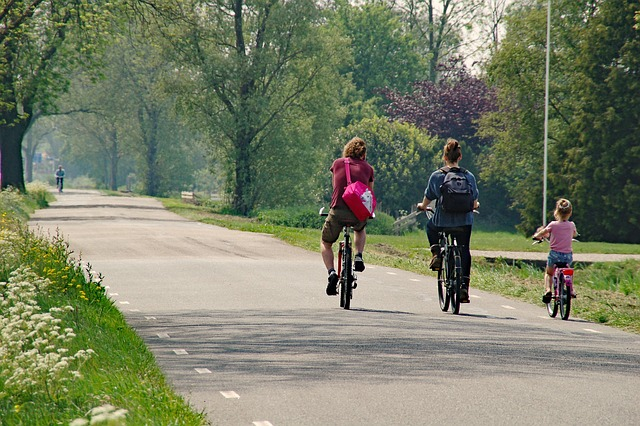 7 Spring Activities for Kids 1 cycling, away, roadside, spring weather