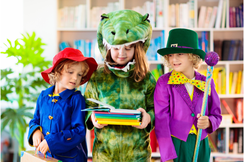 5 easy World Book Day costumes 6 World Book Day, children dressed up