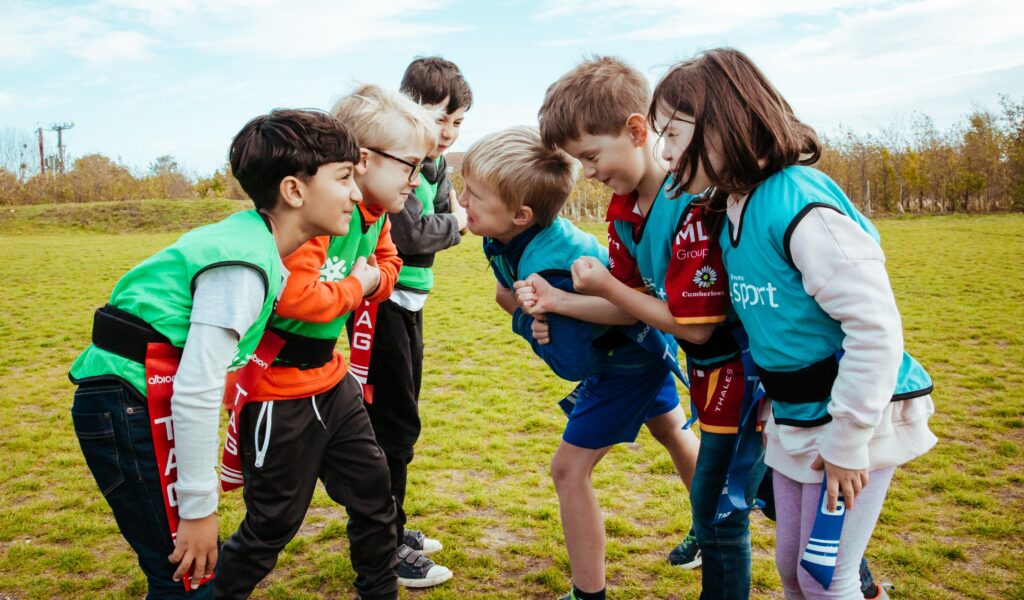 The Ultimate List of Fun PE Games for Primary Schools 8 Kids going head to head brings out some healthy competitiveness.